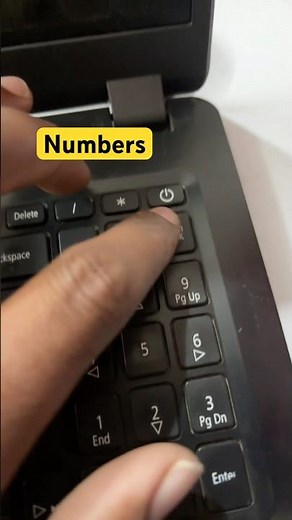 Acer Aspire N19C10 Series Laptop Keyboard Numbers Not Working Problem#macnitesh#keyboardtricks#2025