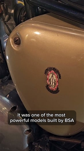 BSA 650cc Golden Flash Motorcycle