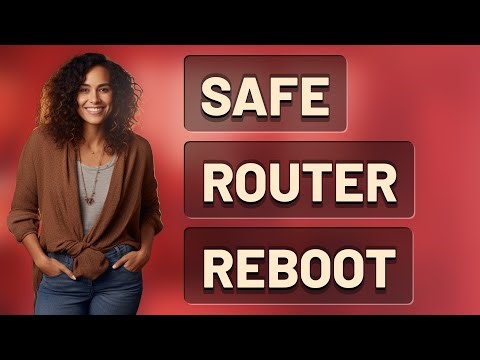 How Can I Safely Reboot My Router and Modem Without Losing Settings?