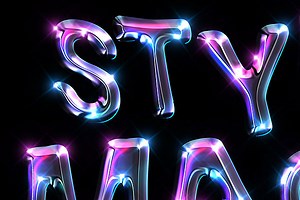 Metallic Chrome Text Effect Vol.6 Download PSD | Hyperpix