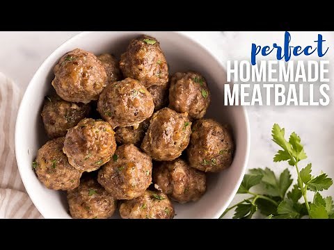 Easy Meatball Recipe: Bake, Fry, Simmer or Slow Cook! | The Recipe Rebel