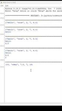 Python List vs Tuple in 40 Seconds 🔥 | Beginners Confusion