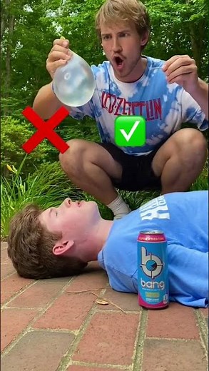 WATER Balloon Question CHALLENGE 🤯 #shorts