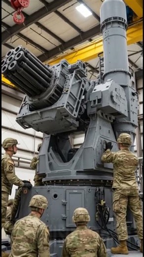 The Last Line of Defense Inside a CIWS System #CIWS #MachineGun #Defense