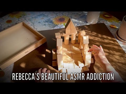 Building Blocks ASMR! (No talking version) Wood block sounds!