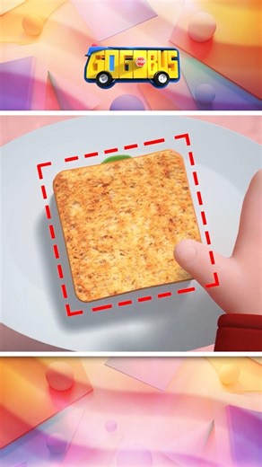 🟥 Shapes Song | Show Us A SQUARE 🚌 #shorts #kidssong #shapesforkids