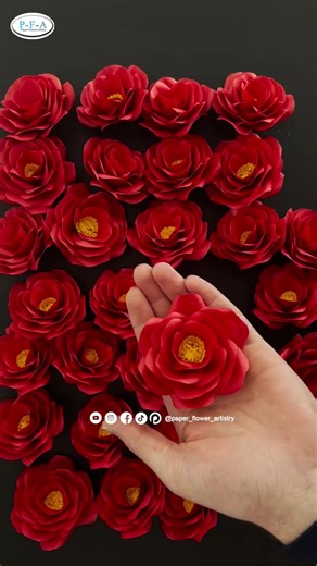 ‏Let’s Make a Red Paper Flower – In Just 30 Seconds! 🌹 ‏In this quick reel, I’ll show you how to make a beautiful red paper flower that looks natural – using only paper, scissors, and glue! ‏So simple, so easy, perfect for DIY lovers and beginners. ‏❤️ Like & comment if you enjoyed it ‏🔔 Follow for more paper flower tutorials! ‏#PaperFlower #RedRose #DIYCrafts ‏#HandmadeFlowers #CraftTutorial ‏ ‏ ‏