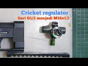 Change CRICKET Regul Thread size G1/2 - M18x1.5