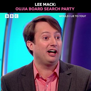 150K views · 797 reactions | Lee Mack: "I once helped my Mum and Dad look for something they'd lost, using a Ouija Board." - | Would I Lie To You? | Facebook