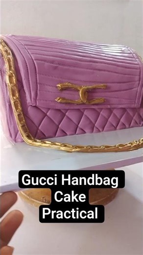 Gucci Handbag Cake #shortvideo #trending #cake