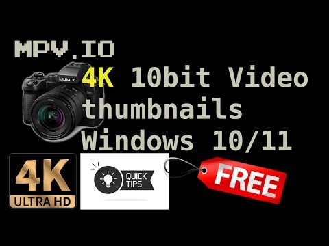Free Way To Watch 4K 10 Bit 422 Video FAST, EASY : Windows 10 / 11, Lumix 5S II Panasonic