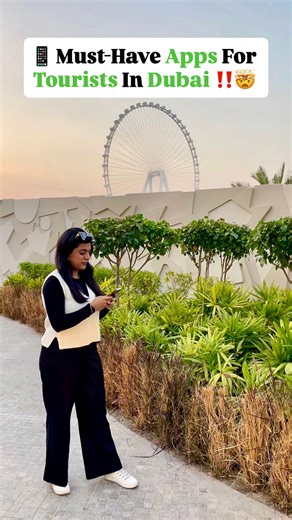 Must-Have APPS For Tourists In DUBAI ‼️📱 1️⃣ Audora – GPS-based audio guide for Dubai’s landmarks, souks, museums & historic spots. Perfect for self-guided exploring. 2️⃣ Dubizzle – Great for tourists looking for used items: beach gear, strollers, bikes, trip accessories or cheap rental cars. 3️⃣ S’hail – All-in-one journey planner for metro, tram, bus, marine & taxi routes with real-time timings. 4️⃣ Zomato – Check menus, reviews, photos & ratings before choosing where to eat. 5️⃣ Washmen / La