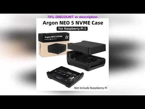 Why Everyone’s Talking About This Product! Argon NEO 5 M.2 NVME PCIE Case for Raspberry Pi 5 with