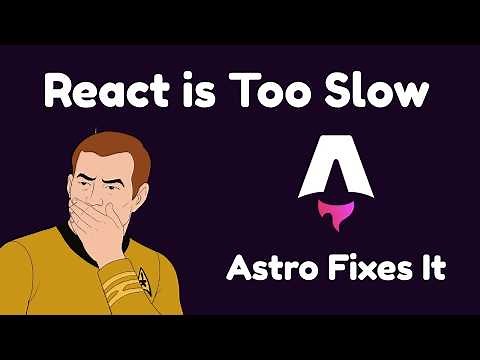 React Is Falling Behind: How Astro Creates Blazing FAST Sites in Minutes