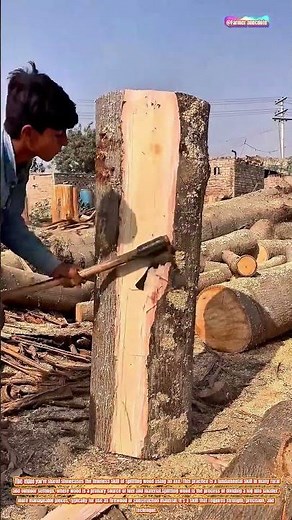 The Art of Splitting Wood with an Axe