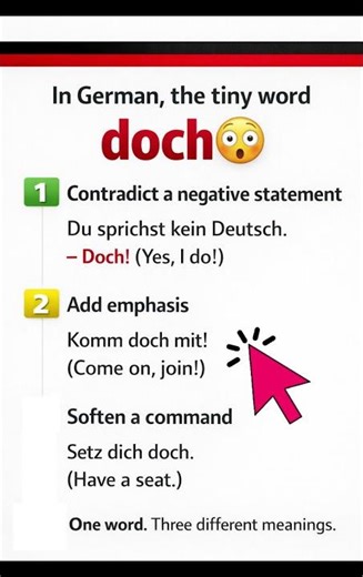 😬 Stop Misusing DOCH! German Word Explained 🇩🇪