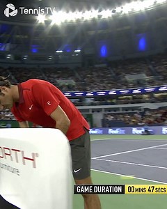 1.1M views · 30K reactions | A man of many talents... The day Roger Federer played a 47 second game vs Djokovic! 藍 | Tennis TV | Facebook