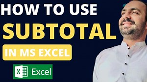 46 reactions · 12 shares | SUBTOTAL Function in Excel | How to use Subtotal in MS Excel with example | Trick and click | Facebook