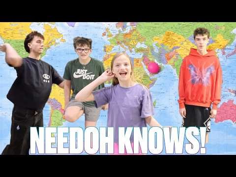 THROWING NEEDOHS AT A MAP AND GOING WHEREVER IT LANDS! SPRING BREAK PLANS REVEALED!