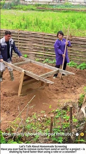 DIY Sand Sieve on Site – Fast Rock Removal for Clean Mortar 🧱