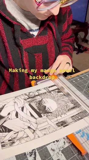 DIY Manga Panel Backdrop Tutorial