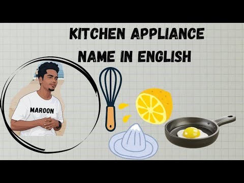 Kitchen Appliances Names with Pictures | Learn English Vocabulary