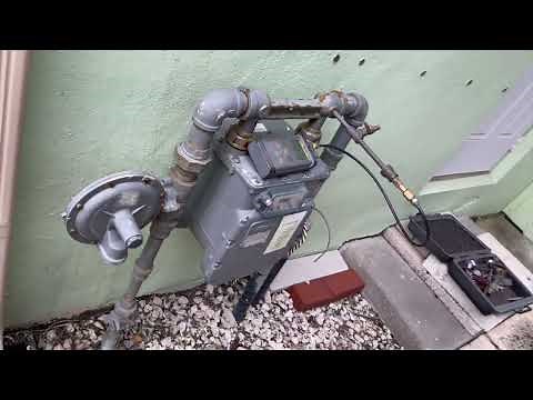 How to test NG gas pressure from the meter