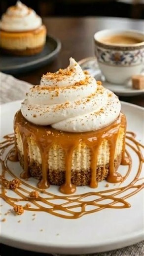 Irresistible Baby Caramel Mini Cheesecakes with Buttery Graham Crust