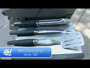 Weber Stainless 3-Piece Barbecue Tool Set 306630 - Overview
