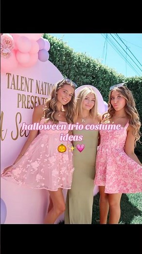halloween trio costume ideas! 🎃✨💗