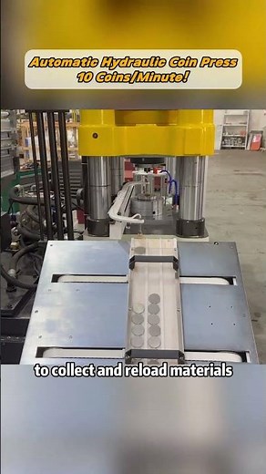 Automatic Hydraulic Coin Press – 10 Coins/Minute!