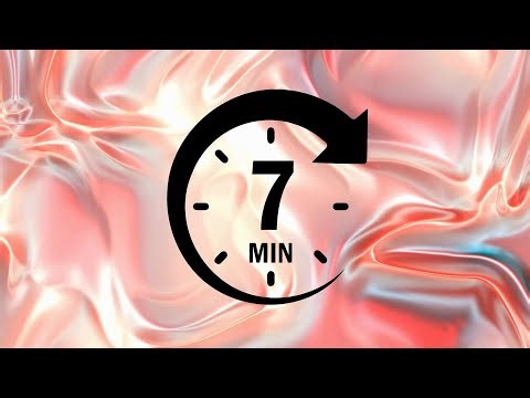 Simple and Silent 7-Minute Classroom/Teacher Timer - Pink Movement