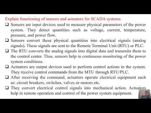 SGP Video short on Explain functioning of sensors and actuators for SCADA systems in English