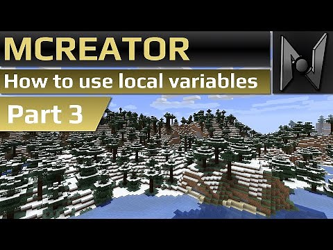 MCreator Tutorial: How to use local variables | Part 3 | 2020.2