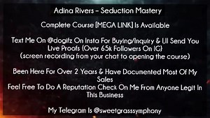 Adina Rivers course - Seduction Mastery download
