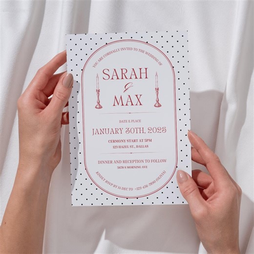Customizable Wedding Invitation - Etsy