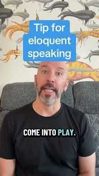 How to be eloquent in first 4 words of your speech