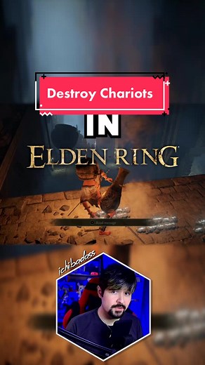 Secret to Destroying the Fringefolk Hero’s Grave Chariot #eldenring #e...