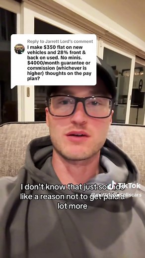 Replying to @Jarrett Lord rating this car salesmans payplan #carsalesman #carsales #dealershiplife