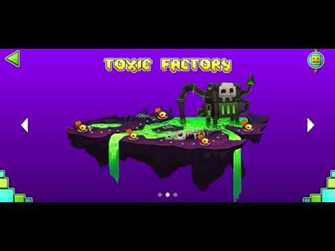 Прохожу Второй Остров в Geometry Dash World: Toxic Factory!