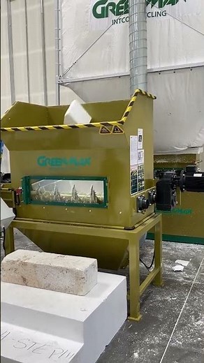 GREENMAX Foam Densifier M-C300 for Styrofoam Recycling #machine
