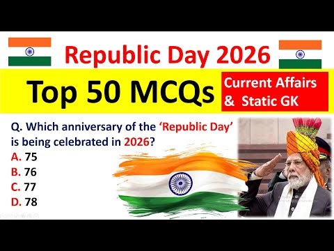 Republic Day 2026 | Republic Day Quiz in English | Quiz on Republic Day | Republic Day GK Questions