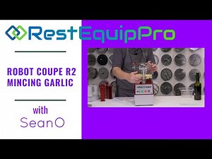 Robot Coupe R2 Mincing Garlic