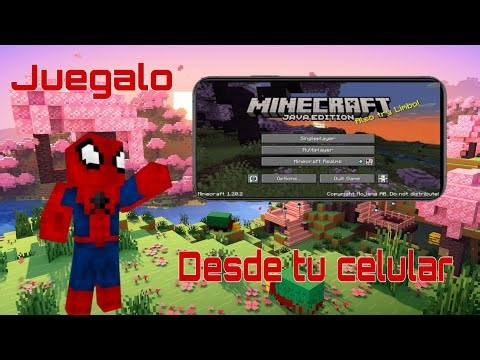 Como jugar Minecraft java desde tu celular (Tutorial Loquendo)
