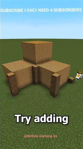 3 steps to improve your house in Minecraft 😎 | #minecraft #minecraftshorts #shortsfeed