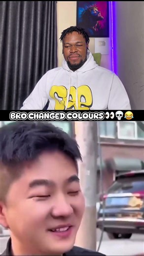 Bro started changing colors 😂