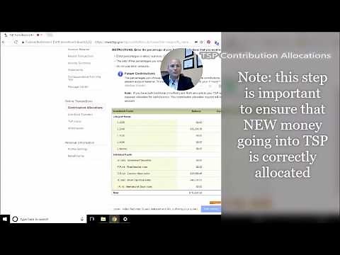 How to Make TSP Contribution Allocations