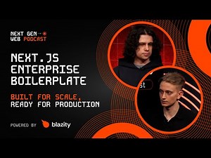 Next.js Enterprise Boilerplate: Infrastructure, CLI & DevX Deep Dive | THE NEXT GEN WEB PODCAST #14