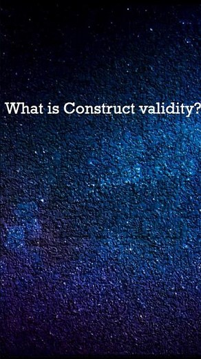 Construct Validity #shortsvideo #shortvideo #shortsviral #shortsfeed #shorts #shortsvideo