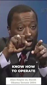 Obama Debate | Keyes Left Him Dumbfounded